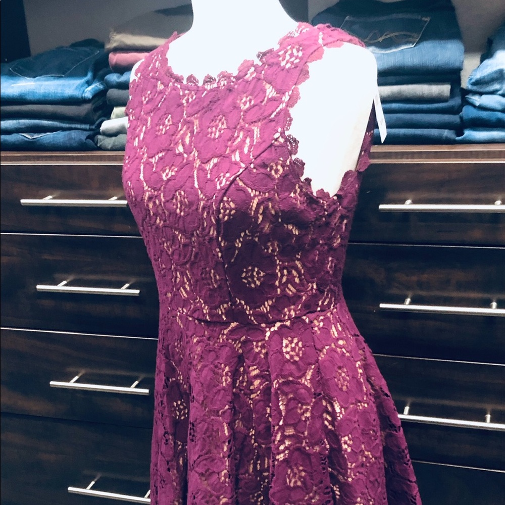 Purple summer dress